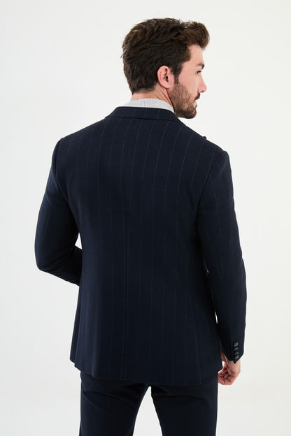 Navy Tailored Fit WMS Blazer