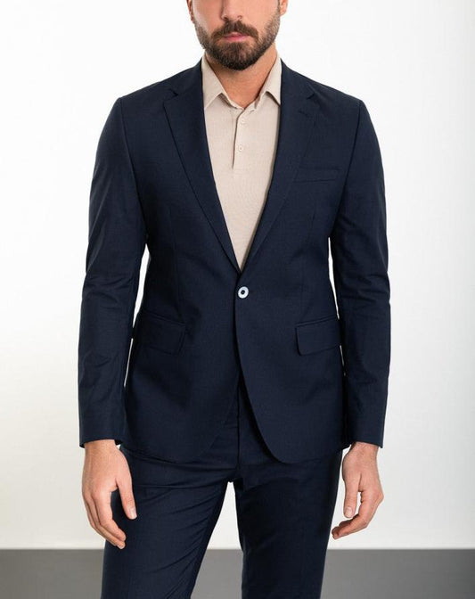 Navy Tailored Fit WMS Suit