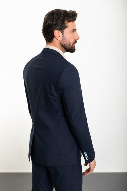 Navy Tailored Fit WMS Suit