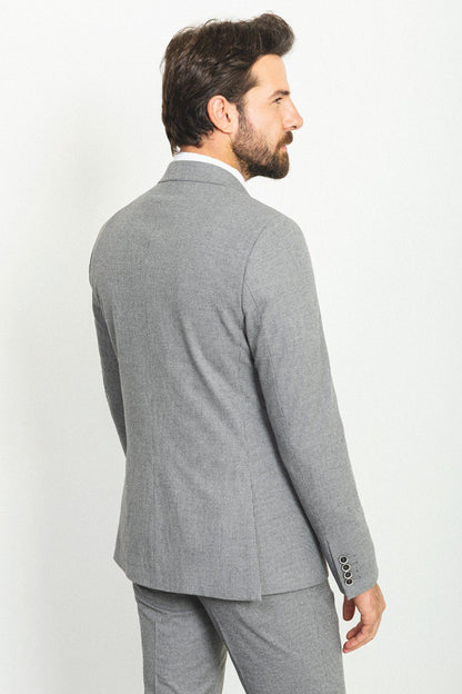 Grey Tailored Fit WMS Suit