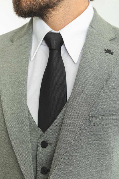 Grey Tailored Fit WMS Suit