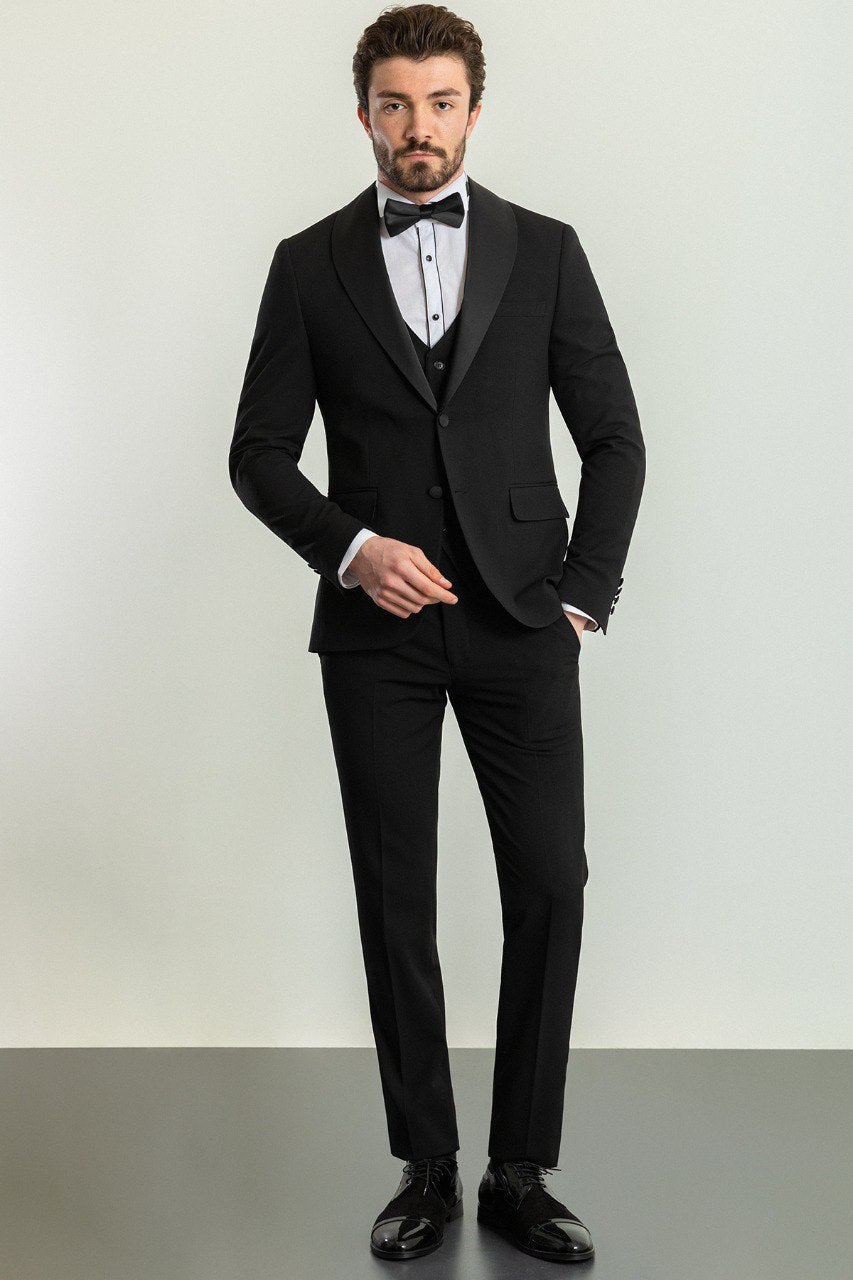 Black Tailored Fit WMS Tuxedo