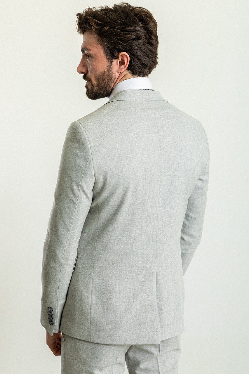 Grey Tailored Fit WMS Suit