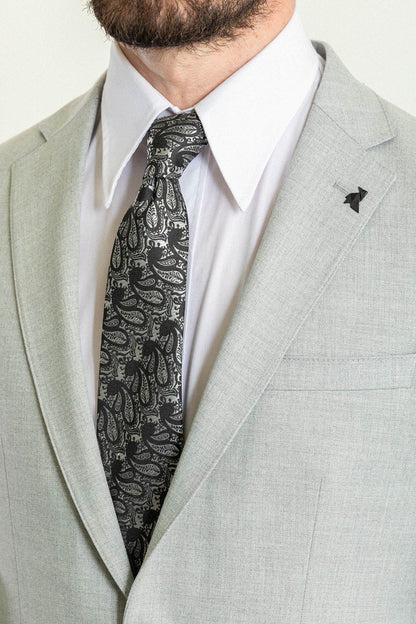 Grey Tailored Fit WMS Suit