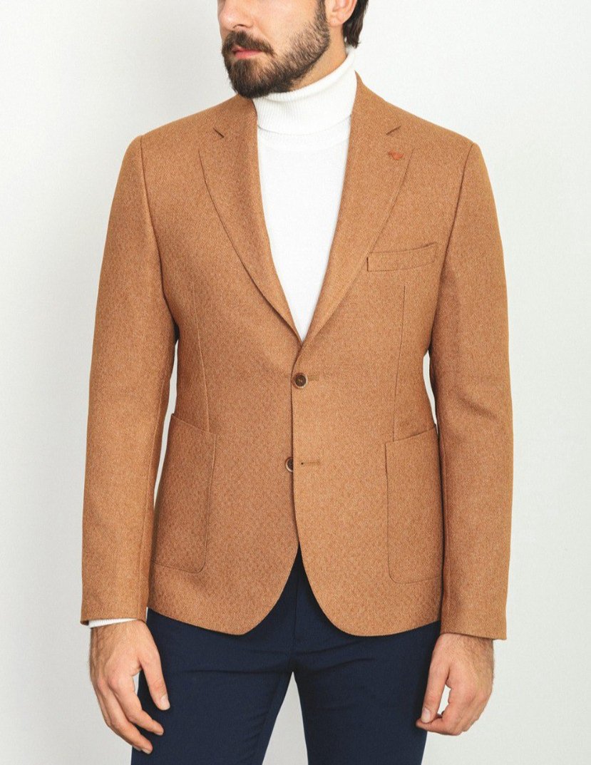 Camel Tailored Fit WMS Blazer