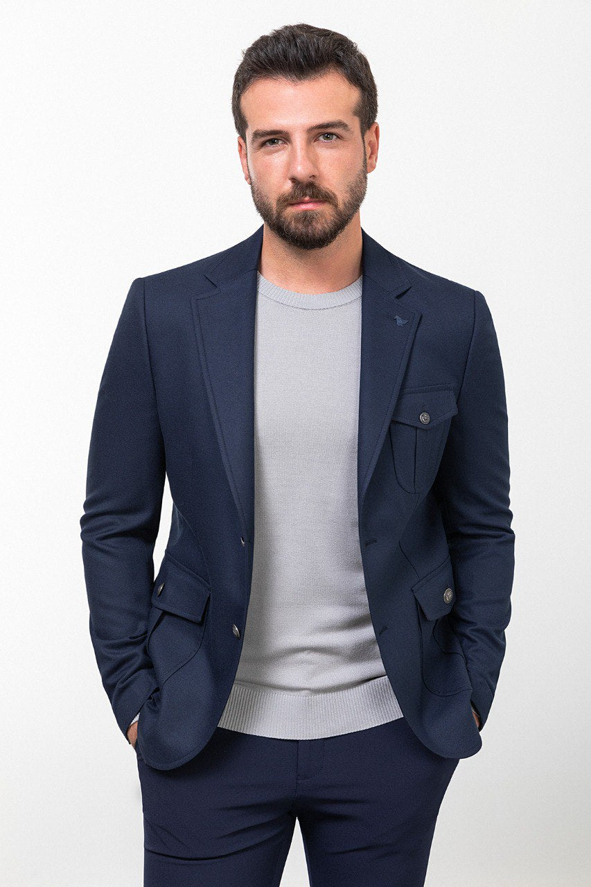 Dark blue Tailored Fit WMS Blazer