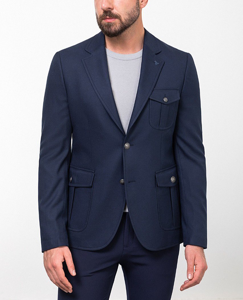 Dark blue Tailored Fit WMS Blazer