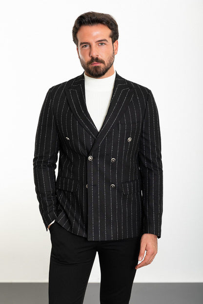 Black Tailored Fit WMS Blazer