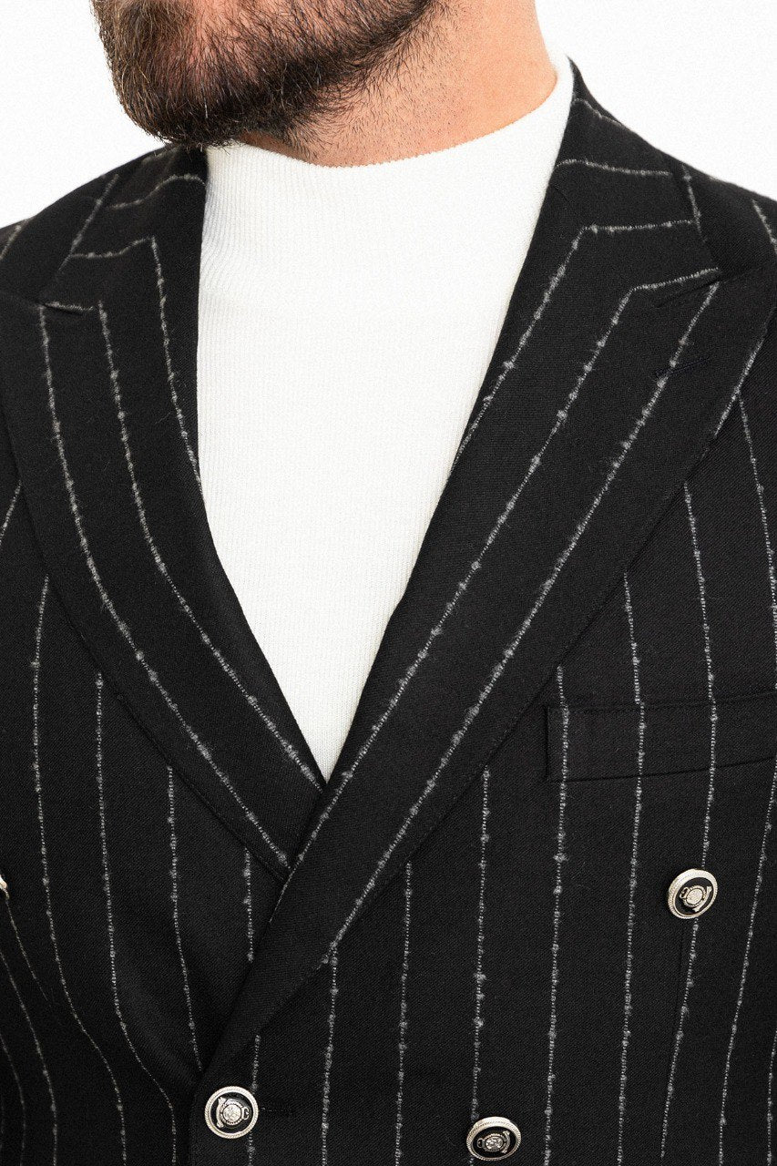 Black Tailored Fit WMS Blazer