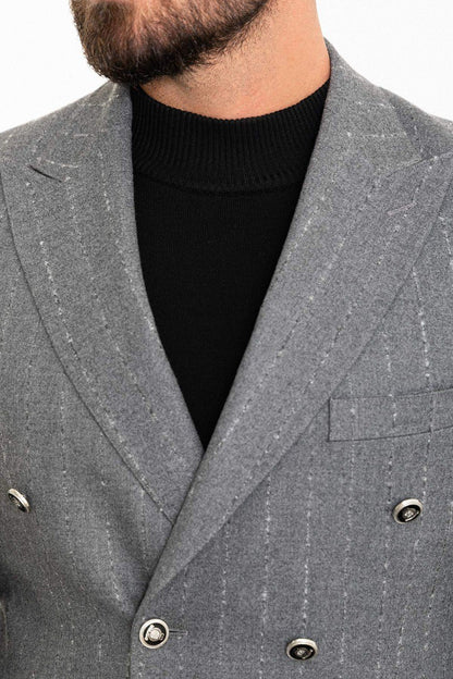 Grey Tailored Fit WMS Blazer