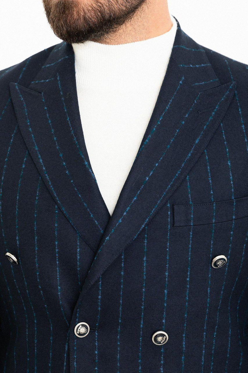 Navy Tailored Fit WMS Blazer