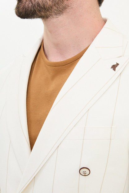 Ecru Tailored Fit WMS Blazer