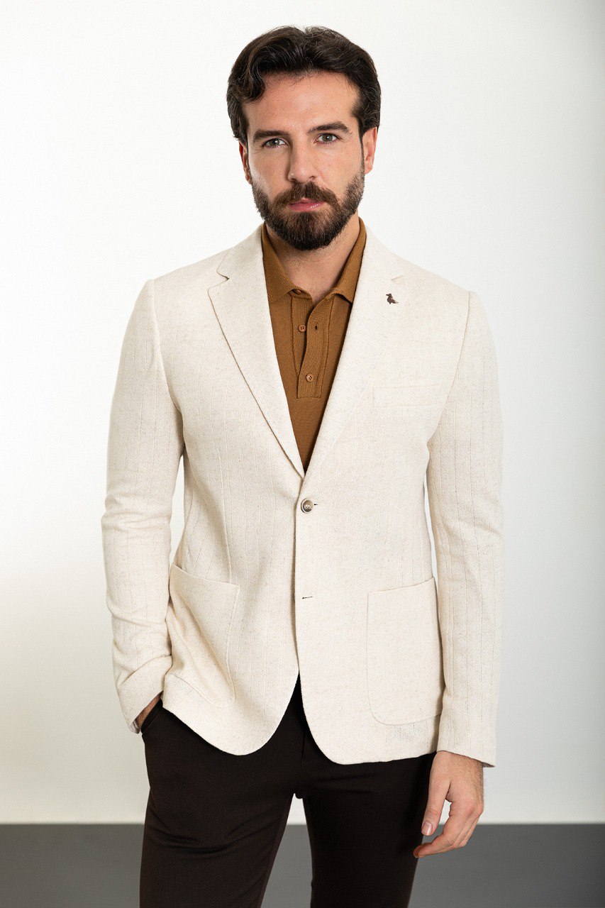 Ecru Tailored Fit WMS Blazer