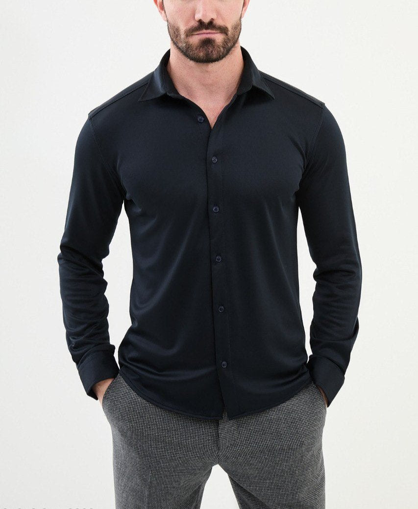 Navy Tailored Fit Shirt