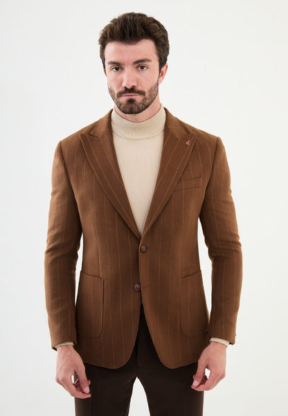 Camel Tailored Fit WMS Blazer