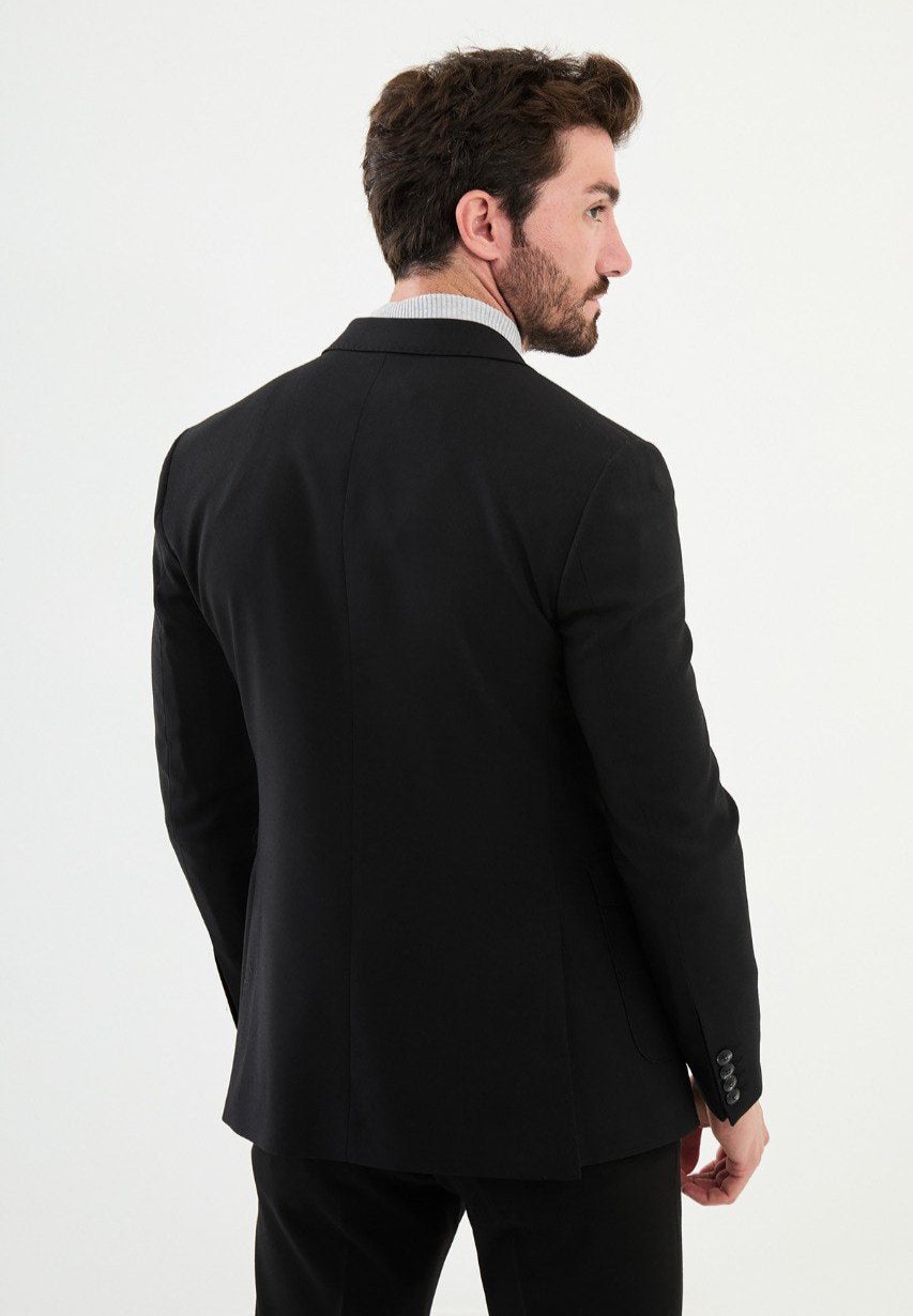 Black Tailored Fit WMS Blazer