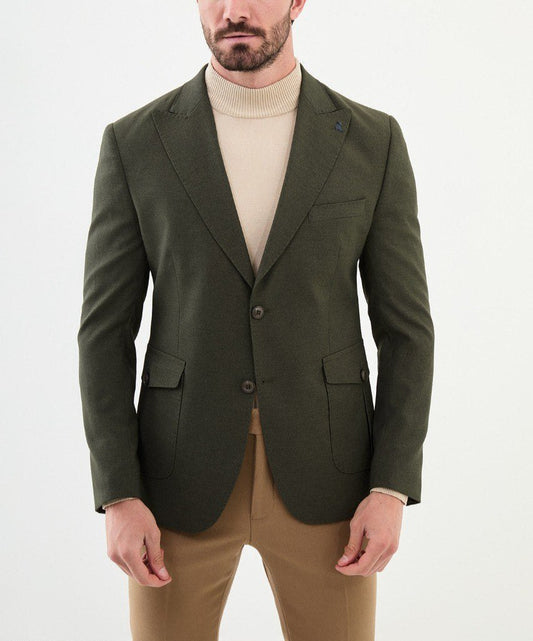 Green Tailored Fit WMS Blazer