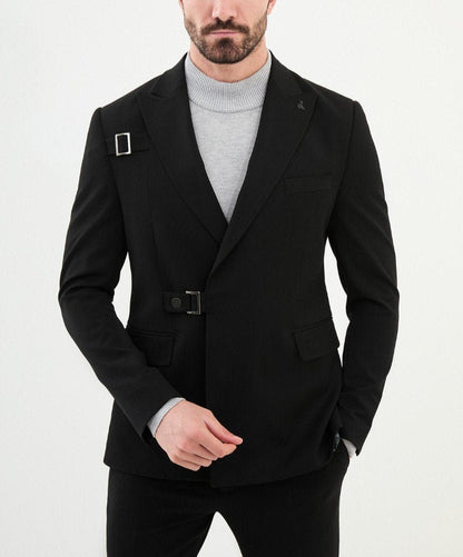 Black Tailored Fit WMS Blazer