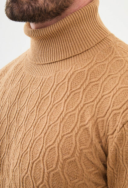 Camel Turtleneck