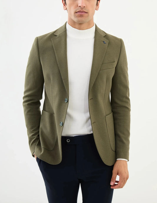 Khaki Tailored Fit WMS Blazer