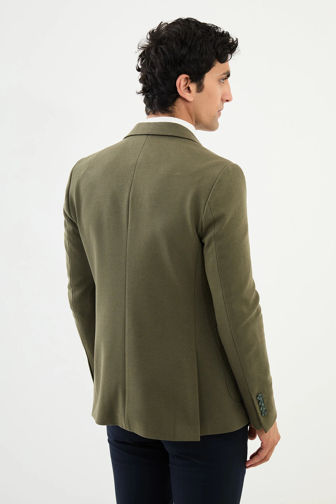 Khaki Tailored Fit WMS Blazer