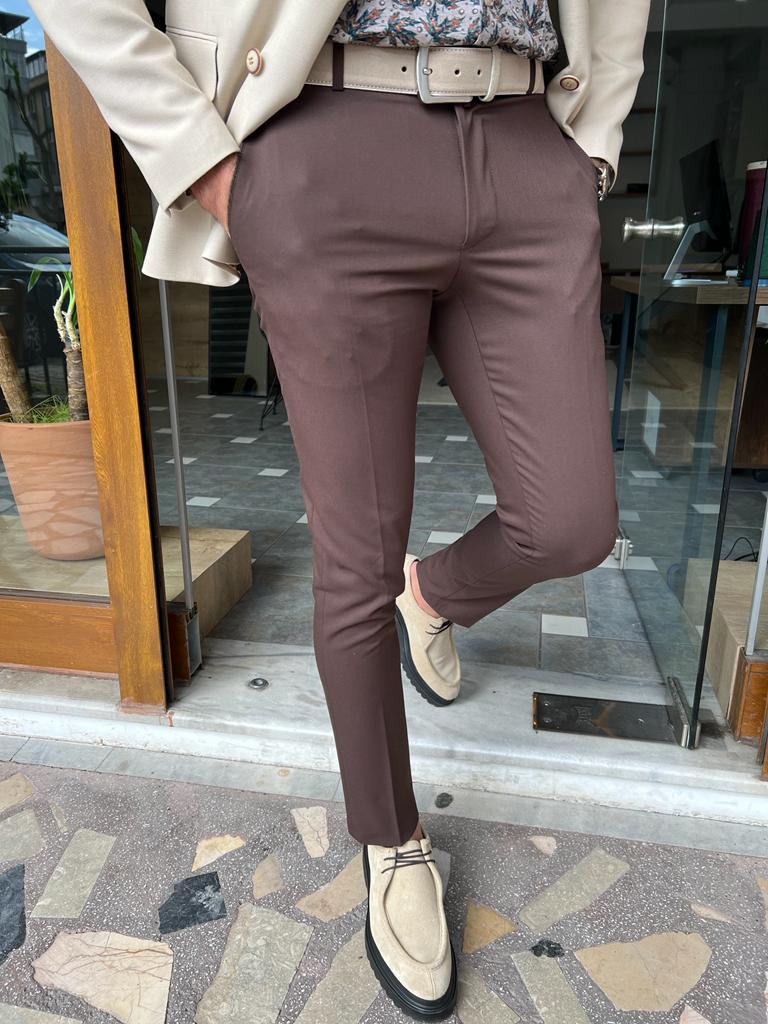 Slim Fit Navy Suit Pants | Calvin Klein