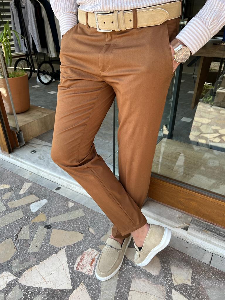 Men's Slim-Fit Wrinkle-Resistant Flat-Front Chino Pant | Mens casual  outfits summer, Mens casual dress, Mens casual dress outfits