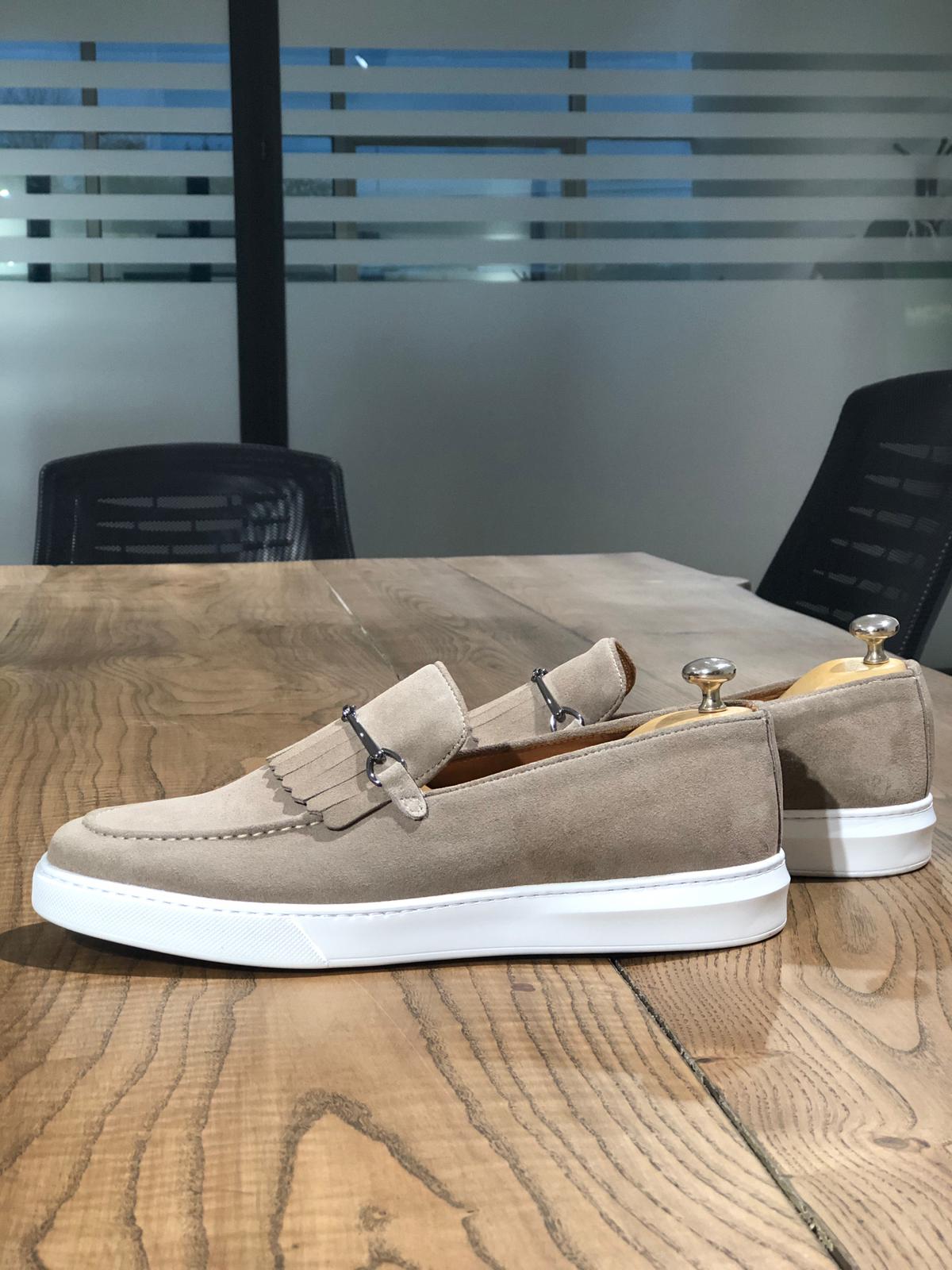 BEIGE CASUAL SHOES