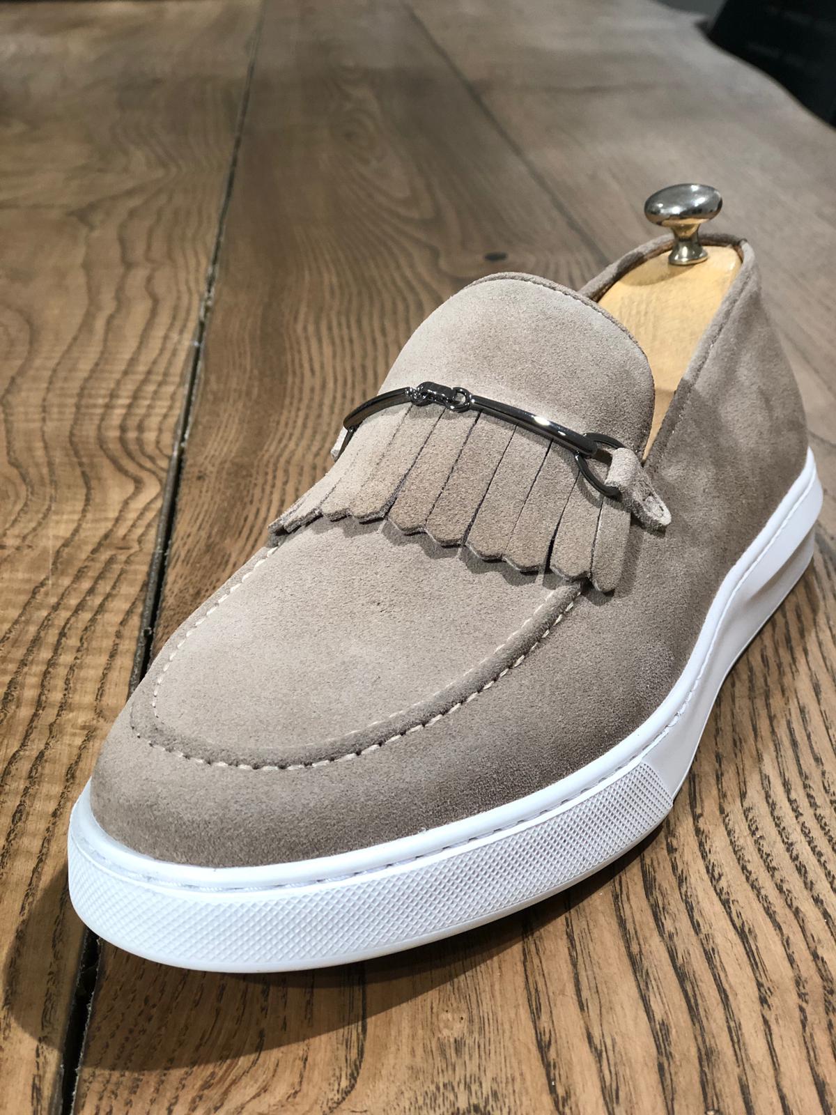 BEIGE CASUAL SHOES