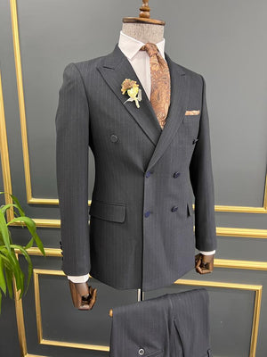 DARKBLUE DOUBLE-BREASTED SUIT