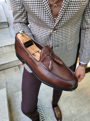 SARDINELLI BROWN CALF-LEATHER LOAFER