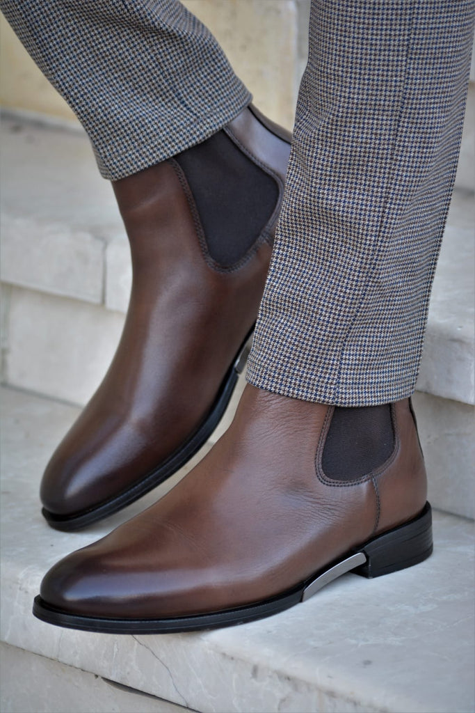 SARDINELLI BROWN SPECIAL EDITION* CALF LEATHER BOOTS