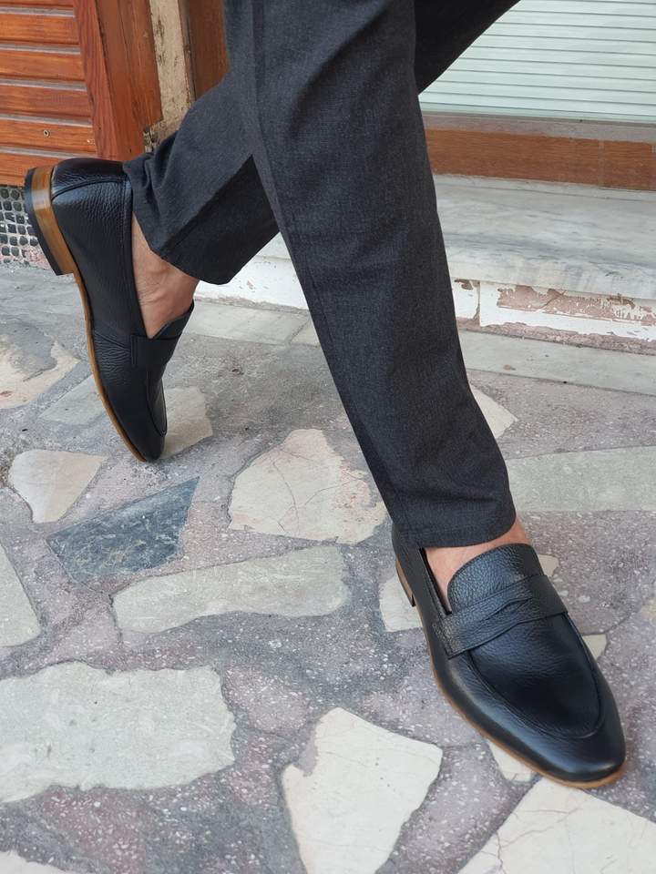 DARK SPECIAL EDITION* NEOLITE SOLE LEATHER LOAFERS