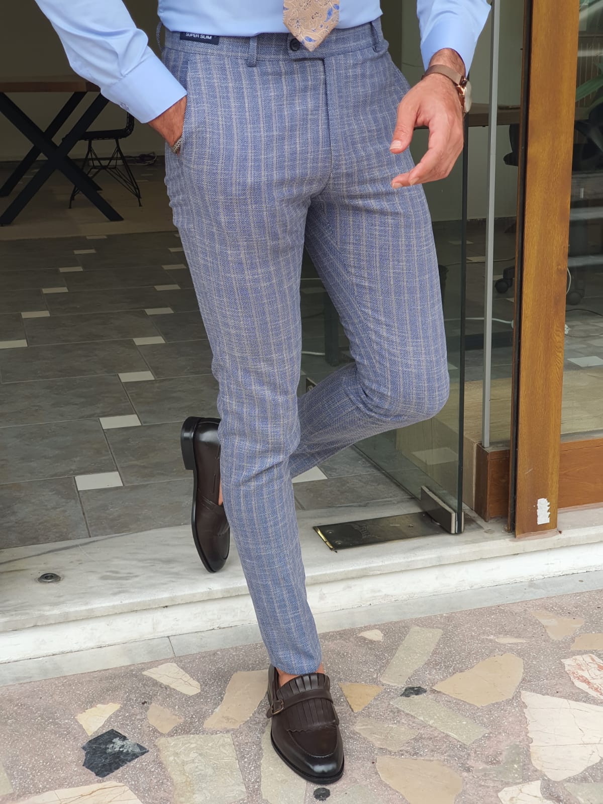 Slim Fit Men's Pants Lycra Fabric | Men's clothing | Official archives of  Merkandi | Merkandi B2B